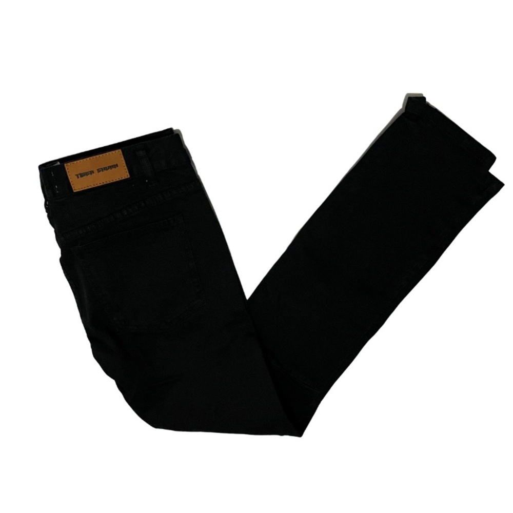 Tiger Shvrk Distressed Black Skinny Jeans Ankle Zippers 32 New W/Tags
